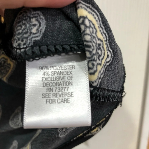 Dana Buchman Blouse Top Medium Sleeveless - Picture 4 of 6